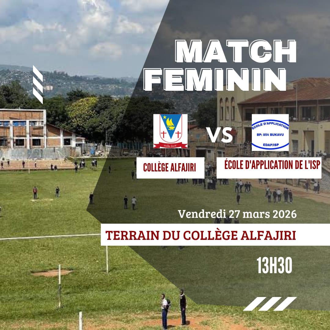 MATCH FEMININ ALFAJIRI VS EDAP ISP/BUKAVU